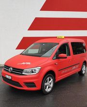 Rollstuhltaxi VW Caddy