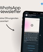 Mit LoopOS, dem Tool der loop agency, erreichen Sie Ihre Kunden direkt und effizient über WhatsApp-Newsletter. Versenden Sie personalisierte, interaktive Nachrichten mit Videos, Bildern oder Links und sprechen Sie Ihre Zielgruppe gezielt an. Dank hoher Öffnungsraten, präzisem Targeting und automatisierten Prozessen sparen Sie Zeit und stärken gleichzeitig die Kundenbindung. Mit LoopOS bringen Sie Ihre Marketingstrategien auf das nächste Level – einfach, effektiv und wirkungsvoll.