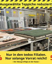 Ausgewählte Teppiche bei tedox Gevelsberg um 50% reduziert - nur so lange Vorrat reicht. Schnell zu tedox Gevelsberg!