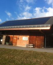 Fritz Tschanz Bedachungen, Indach PV Anlage in Eternitdoppeldach