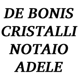 De Bonis Cristalli Notaio Adele logo