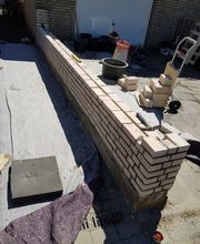 Neuaufbau Mauer Teilstück