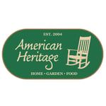 American Heritage Logo | Est. 2004 | Home, Garden; Food | Schaukelstuhl (Rocker)