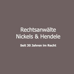 Nickels Klaus & Hendele Udo Rechtsanwälte