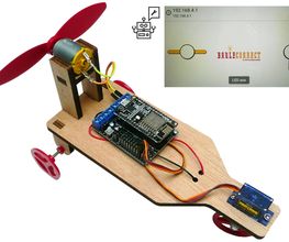 Baue ein Propellerfahrzeug und steuere dieses mit dem Smartphone oder Tablet.