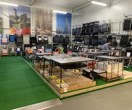 Stoelenafdeling winkel