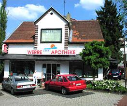 Aussenansicht der Werre-Apotheke