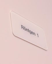 Foto vom Schild Röntgen