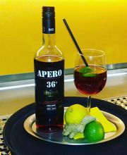 Cocktail Aphrodite mit Apero 36+ aus Freiburg