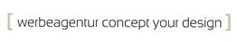 Werbeagentur concept your design logo