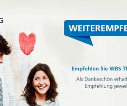 Banner "Weiterempfehlung mit Herz"