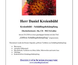 Kreienbühl - Schädlingsbekämpfung Bild 1