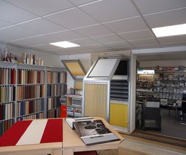 Standortbild Innenraum Wohnberatung MEGA eG Schweinfurt, Großhandel für Maler, Bodenleger und Stuckateure