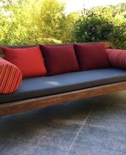 Matelas exterieur et coussin exterieur en Sunbrella