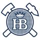 Haver & Boecker Logo mit gekreuzten Hämmern und den Buchstaben ‚HB‘ in einem runden Emblem.