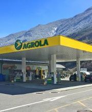 AGROLA Tankstelle in Saxon, station service AGROLA à Saxon.