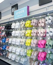 Shot of Popular Brand Section (I.e. Croc Shoe Wall)