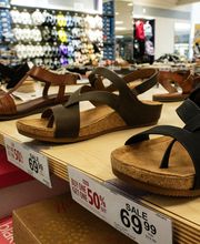 Athletic Shoes Section of Store