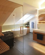 Sauna Badezimmer Waschtisch