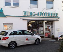 Aussenansicht der Burg-Apotheke