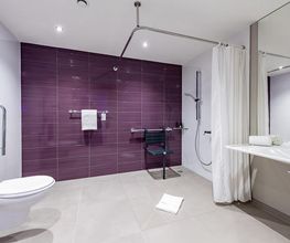 Premier Inn Germany accessible wet room