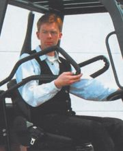 Rückhaltesystem Flurförderzeug