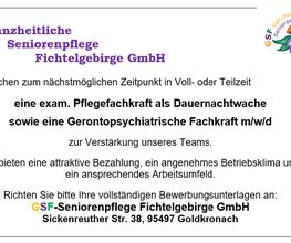 GSF Ganzheitliche Seniorenpflege Fichtelgebirge GmbH Bild 5