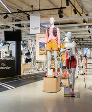 Laufschuhabteilung des Sporthaus Schuster München