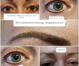 Hier sehen sie einen kleinen Auszug meiner Arbeiten im Bereich Permanent Make-up7Lider und Brauen