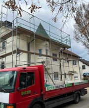 Dachdeckergerüst für PV Montage