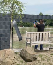 Sichtschutz eingefädelt