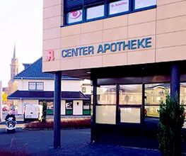 Aussenansicht der Center-Apotheke