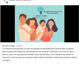 Cabinet Gharibi Traductions image 13
