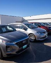 SUVs in a row