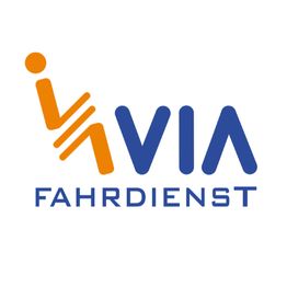 Logo von VIA Fahrdienst Berlin – barrierefreier Fahrdienst für Behindertentransport, Rollstuhltaxi und Seniorenfahrten.