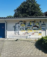 Wandgemälde Vorplatz 