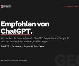 GEO – Sichtbarkeit in ChatGPT, Perplexity und Google AI