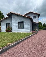 chemin d’accès en Gravistar rouge à Chateau l’évêque