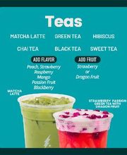 Teas Menu