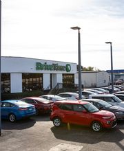 Wide Shot of Car Lot