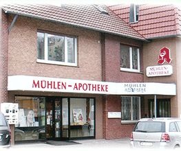 Aussenansicht der Mühlen-Apotheke