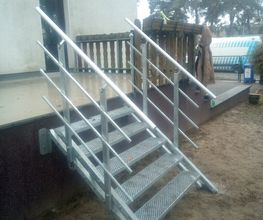 Montage einerTreppe