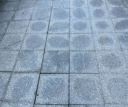 Mülleimer Abstellplatz gereinigt