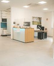 Innenansicht der Geschäftsstelle Waldwimmersbach