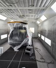 Exterior of Spray Paint Booth