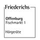 Hörgeräte Friederichs