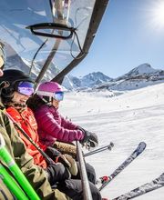 Skifahrer Sesselbahn Männlichen