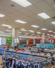 Wide Shot of Interior of Store
