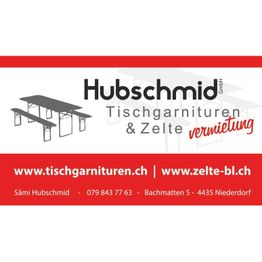 Tischgarnituren u. Zelte Hubschmid GmbH