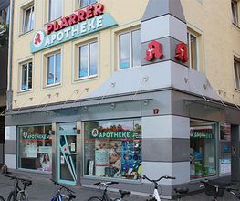 Aussenansicht der Plärrer-Apotheke